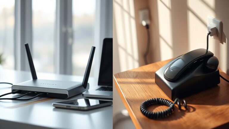 wireless vs wired telecommunications comparison